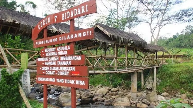 Lokasi Curug Bidadari